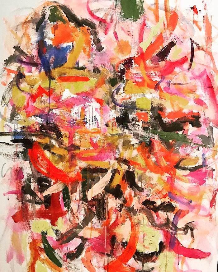 Abstract Painting - Crayolas by Sandy Welch
