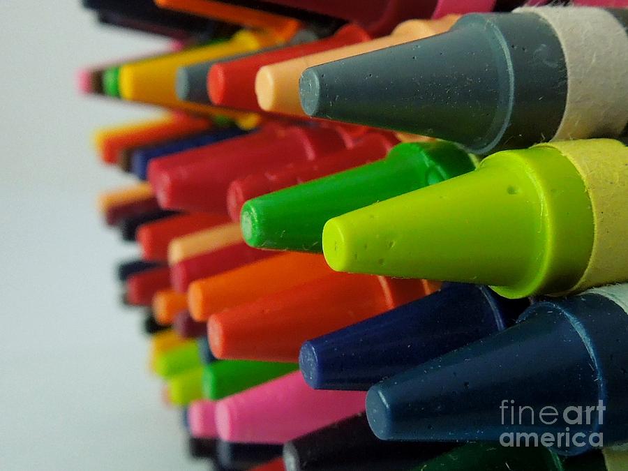 Crayons Photograph by Chad and Stacey Hall