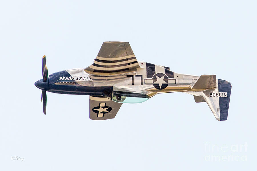 P-51d Mustang Photograph - Crazy Horse P-51 Madness by Rene Triay FineArt Photos