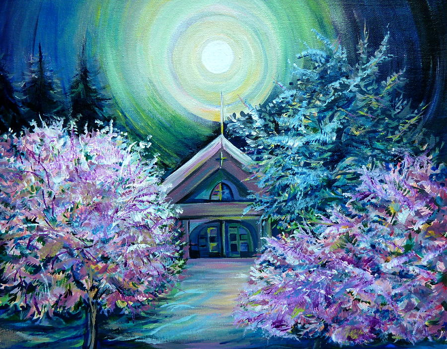 Crazy Moon of Midnapore Painting by Anna Duyunova