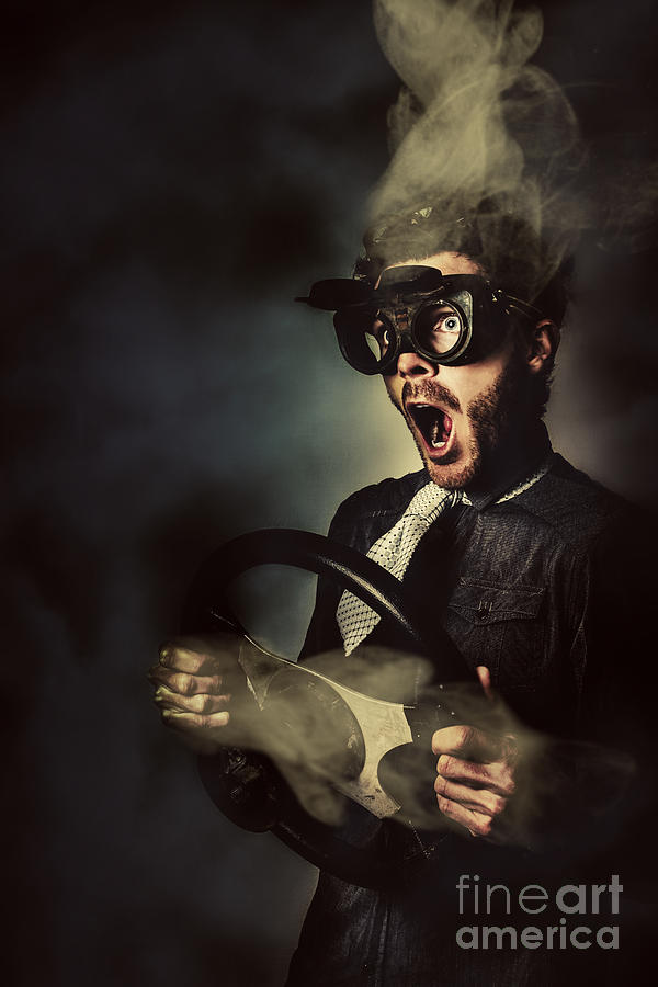 Cool Photograph - Crazy speed car driver by Jorgo Photography