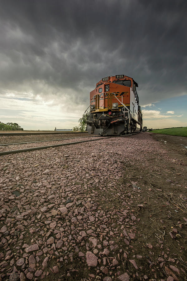Train Photograph - Crazy Train by Aaron J Groen