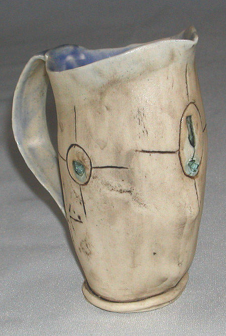 Coffee Ceramic Art - Creamer by Janet Wyndham-Quin