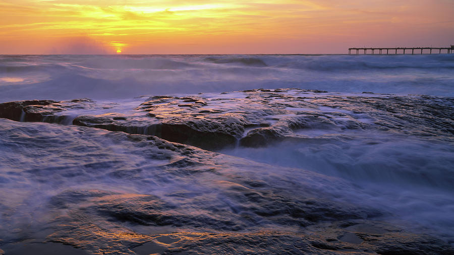 Creamy Waves in Ocean Beach, San Diego Photograph by McClean ...