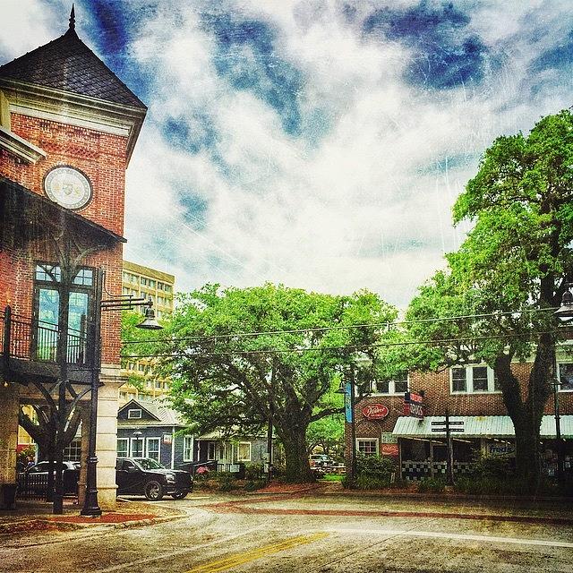 Downtown Photograph - Created With #distressedfx #enlight by Joan McCool