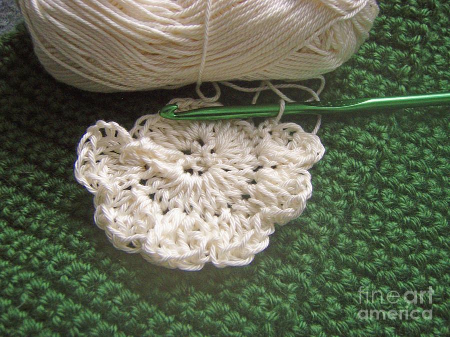 Creating Spring crochet Photograph by Kristine Nora