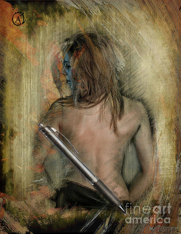Woman Pyrography - Creation by Antonio De Irun Woman Pyrography - Creation by Antonio De Irun