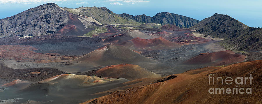 Creation of  HALEAKALA CRATER Photograph by Frank Wicker