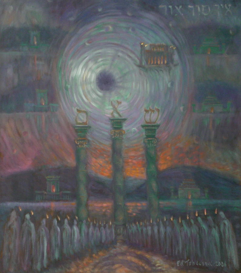 Religious Painting - Creation of The World by Edward Tabachnik Religious Painting - Creation of The World by Edward Tabachnik