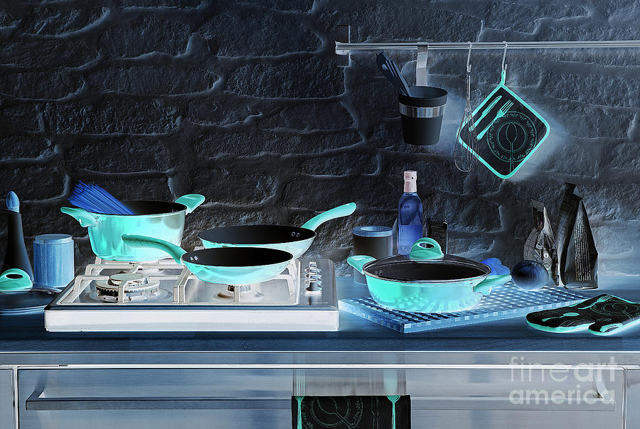 Creative Kitchen Digital Art by RL Curtis Fine Art America