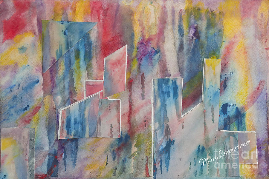 Abstract Painting - Creative Utopia by Mary Zimmerman