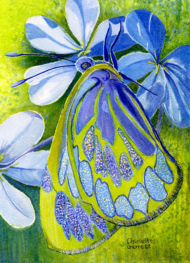 Creativity Butterfly Painting by Charlotte Garrett - Fine Art America