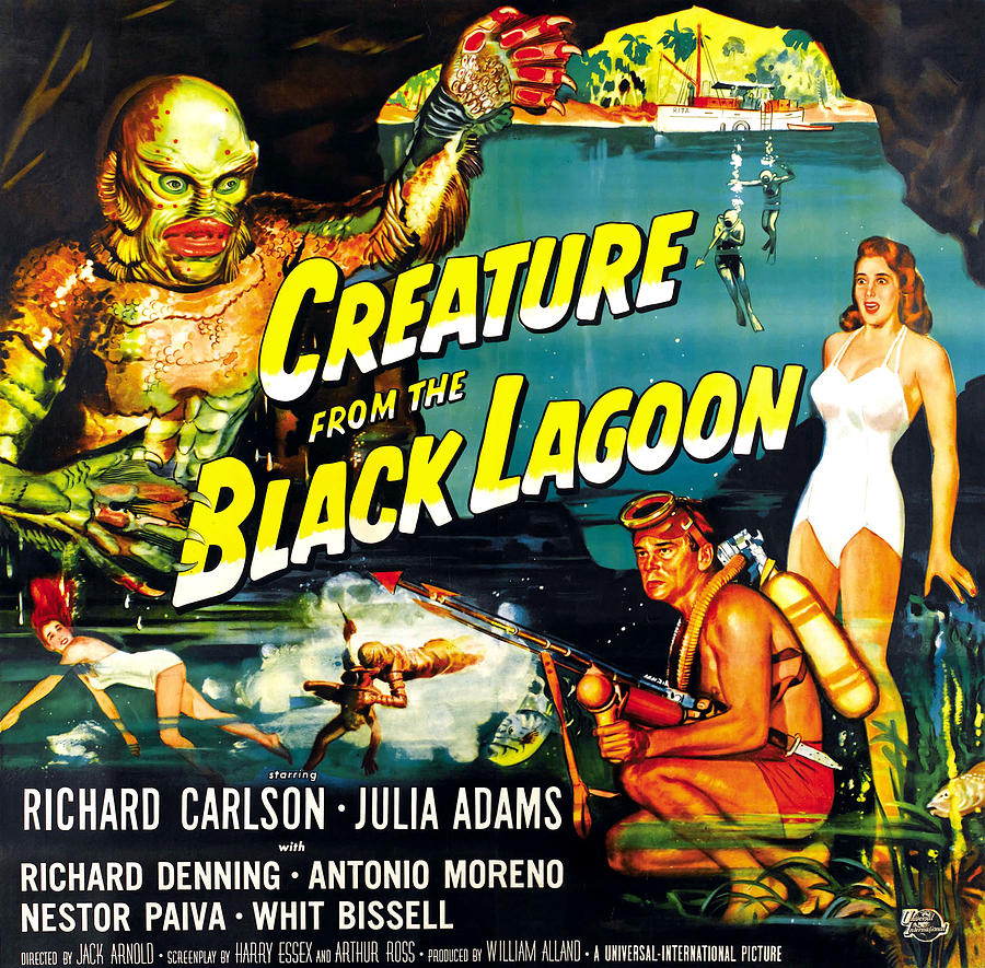 Movie Photograph - Creature From The Black Lagoon by Everett
