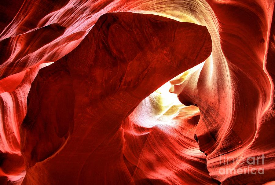 Antelope Canyon Photograph - Creature In The Whirlpool by Adam Jewell
