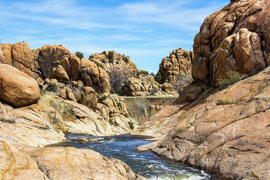 Creek and Giant Boulders Photograph by Amy Sorvillo | Fine Art America