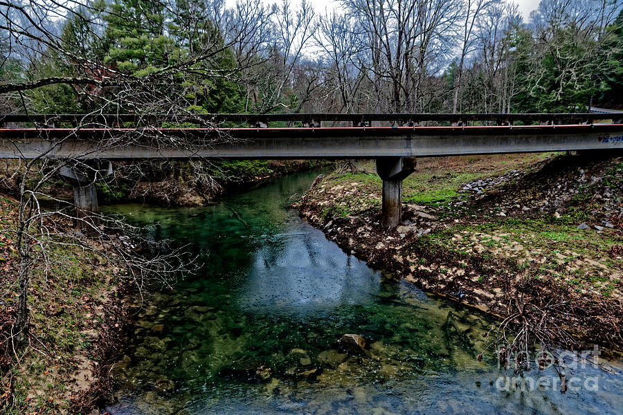 Bridge Photograph - Creek Convergence by Paul Mashburn