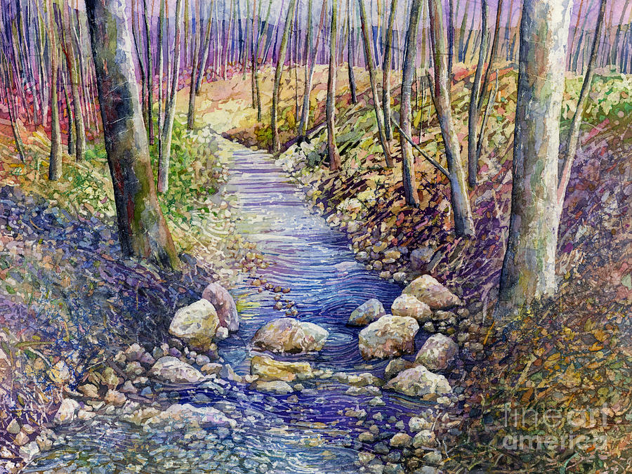 Creek Crossing Painting