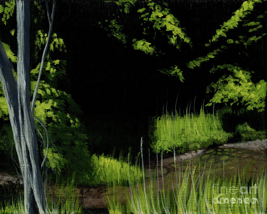 Creek Impression Painting by Robert Coppen