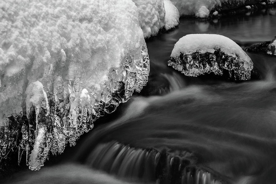 Creek Under The Ice Photograph by Andreas Levi