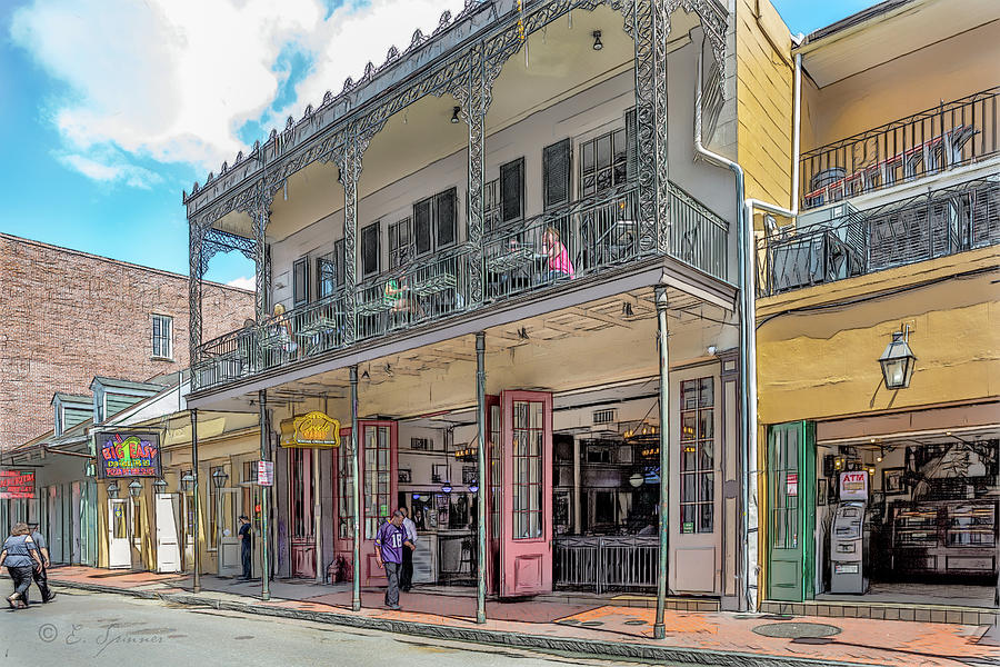 New Orleans Digital Art - Creole Carre by Erwin Spinner