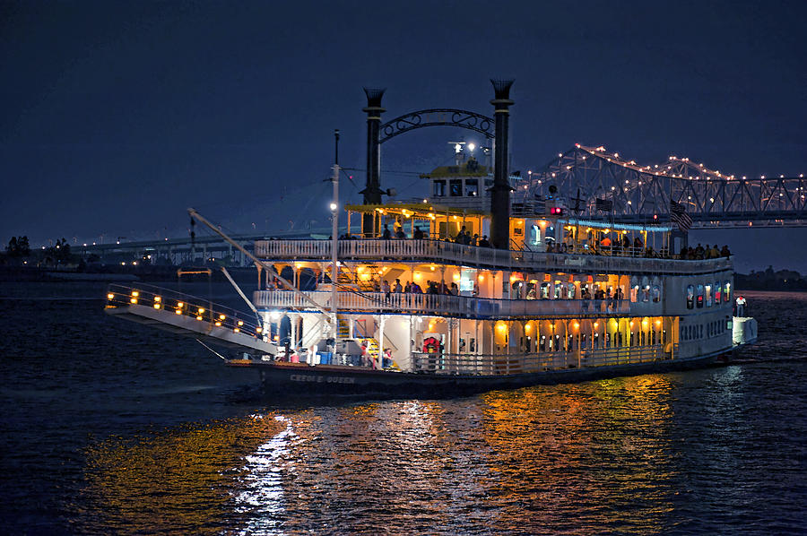 New Orleans Photograph - Creole Queen Riverboat by Bonnie Barry