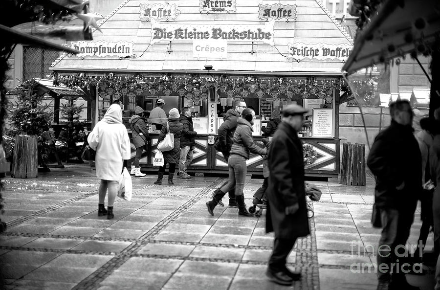 Crepes on Neuheuser Street Munich Photograph by John Rizzuto
