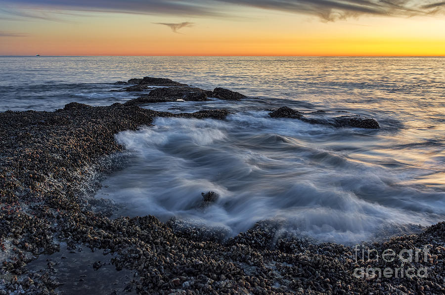 Sunset Photograph - Crescent Bay Tide Pools by Eddie Yerkish