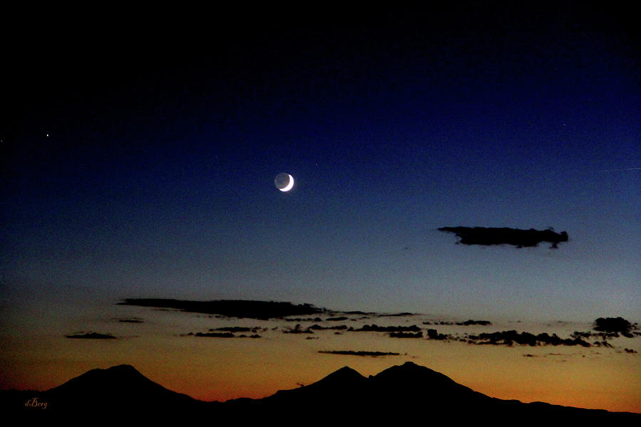 Crescent Moon Photograph by Douglas Berg