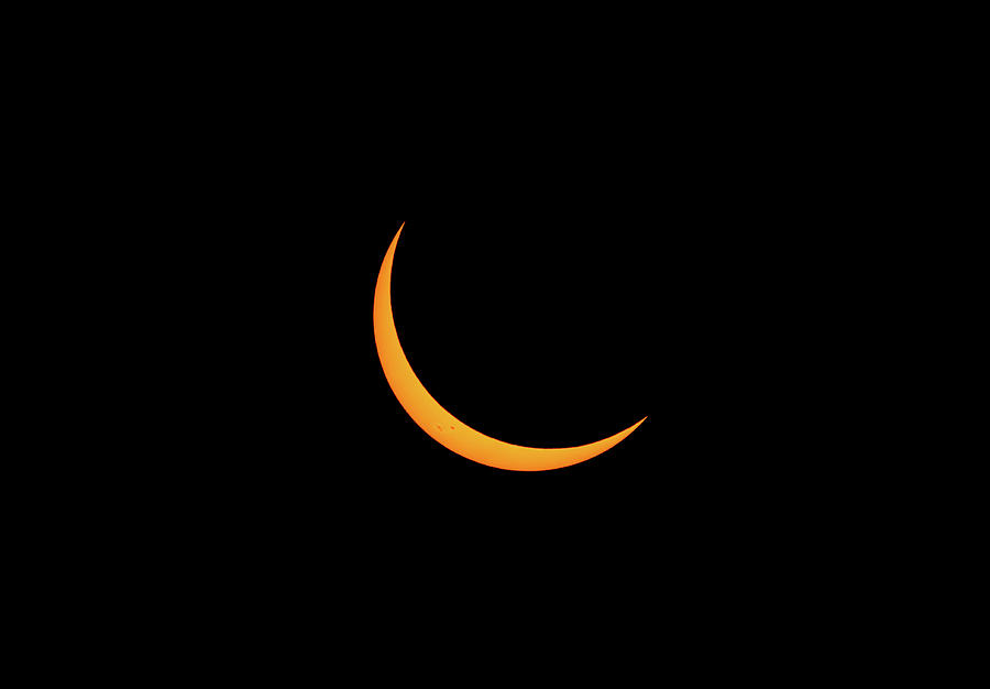 Crescent Sun During Eclipse Photograph by Marc Crumpler