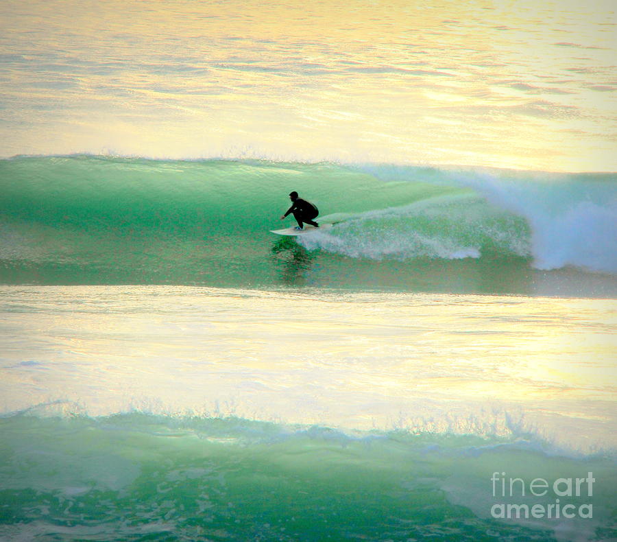 Beach Photograph - Crescent Surf Session by Michele Hancock Photography