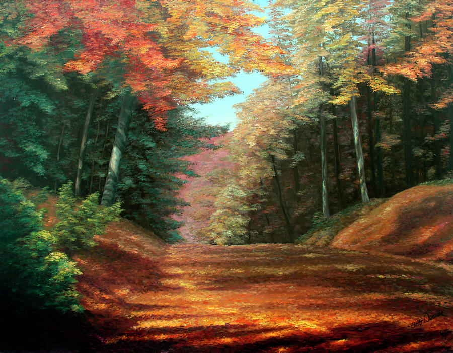 Cressmans Woods Painting
