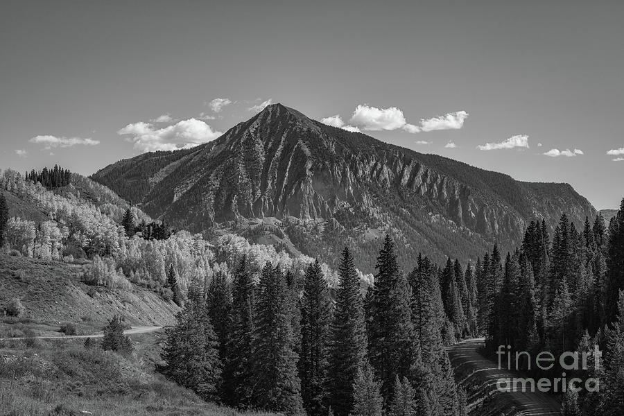 Crested Butte BW Photograph by Michael Ver Sprill