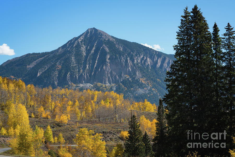 Crested Butte In Autumn Photograph by Michael Ver Sprill