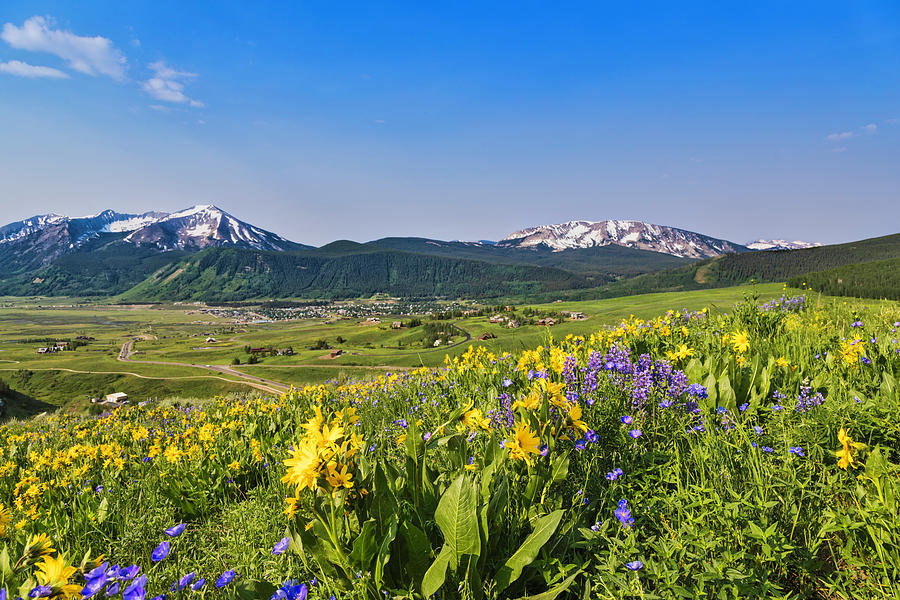Mountain Photograph - Crested Butte Overlook by Lorraine Baum