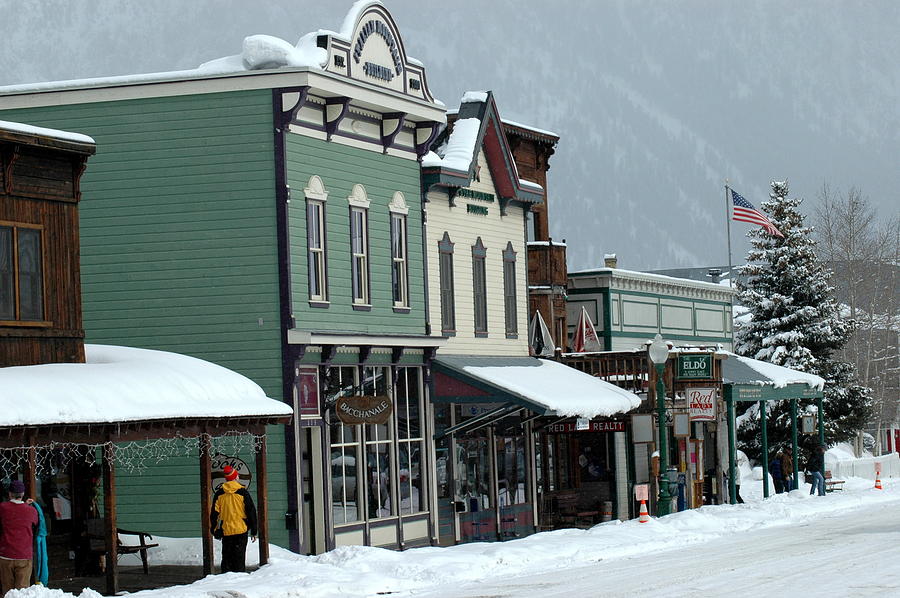 Crested Butte Shopping Photograph by Teresa Blanton