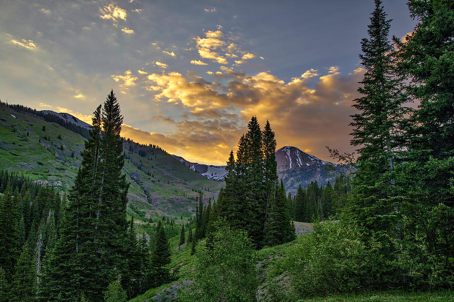 Crested Butte Sunset Photograph by Lorraine Baum