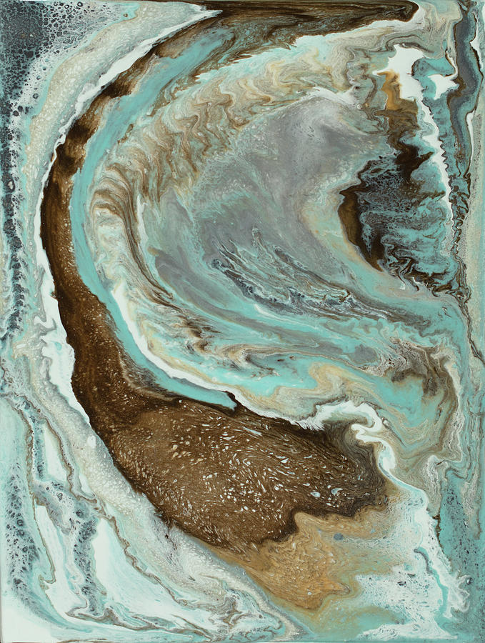 Sandbar Painting by Tamara Nelson