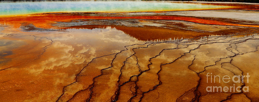 Yellowstone National Park Photograph - Crimson River by Robert Pearson