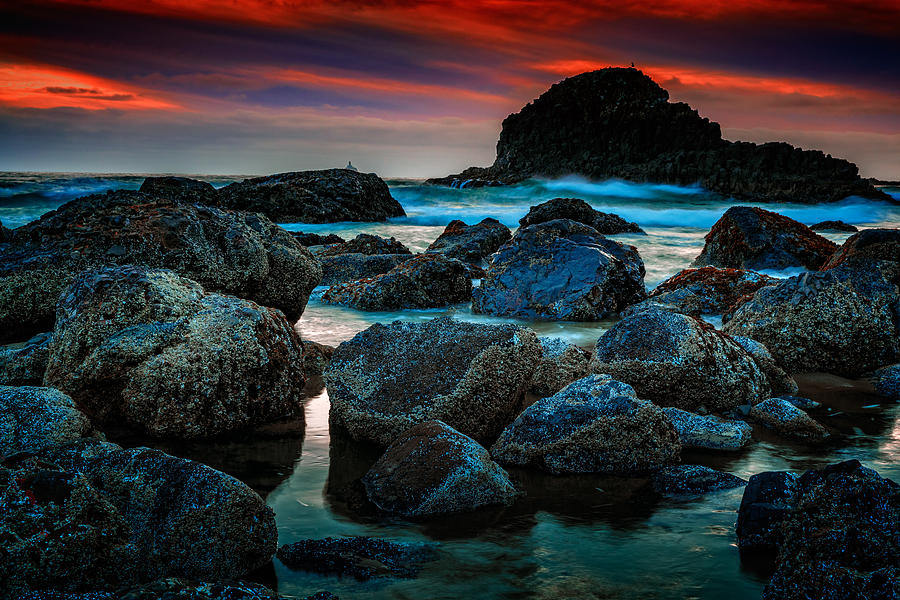 Sunset Photograph - Crimson Skies by Rick Berk