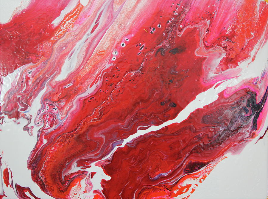Crimson Study Painting by Madeleine Arnett