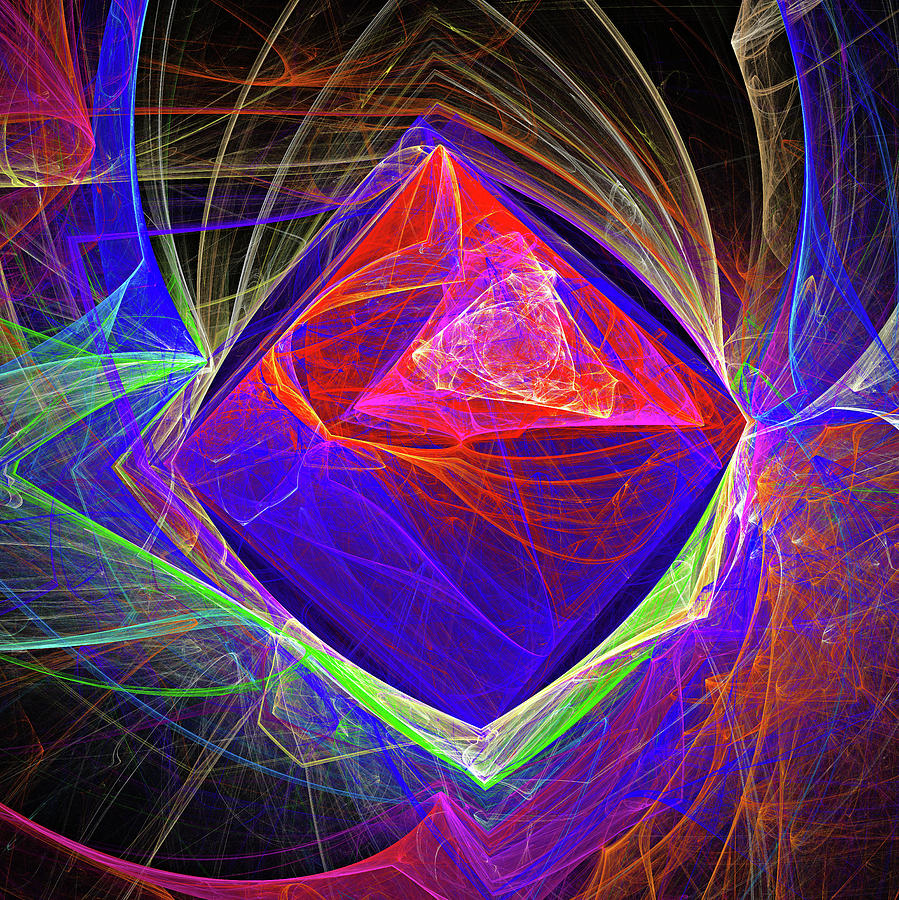 Crimson Tesseract Digital Art by Dubravko Soric - Fine Art America