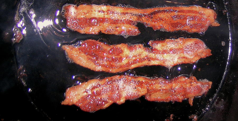 Nothing Smells As Good As Sizzling Bacon Photograph by James Temple
