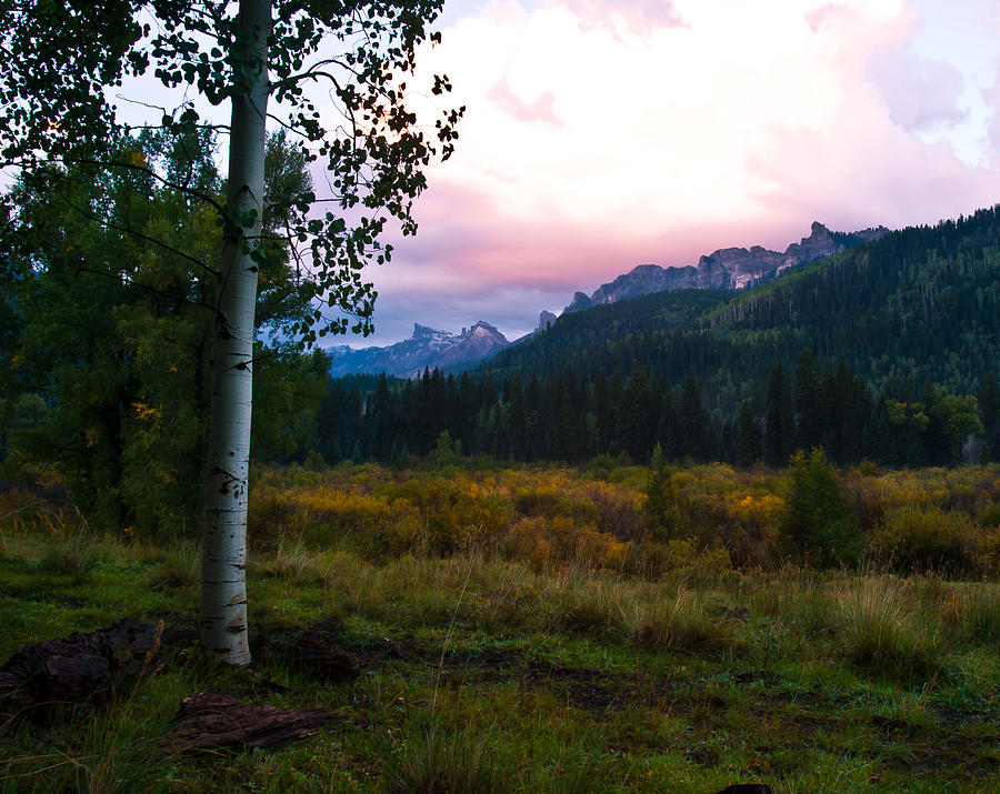 Mountains Photograph - Crisp morning in the Cimmarons. by Mike Bennett Mountains Photograph - Crisp morning in the Cimmarons. by Mike Bennett
