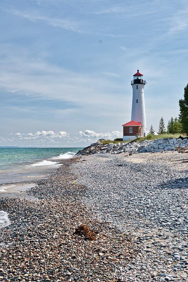Crisp Point Lighthouse Photograph by Michael Peychich