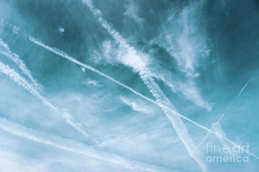 Criss-Cross Sky Photograph by Colleen Kammerer