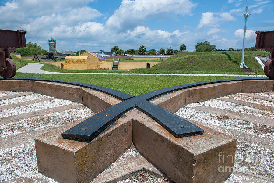 Fort Moultrie Photograph - Criss Cross Tracks by Dale Powell