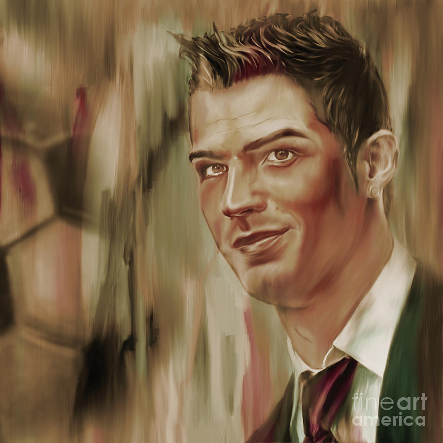 Cristiano Ronaldo 450i Painting by Gull G