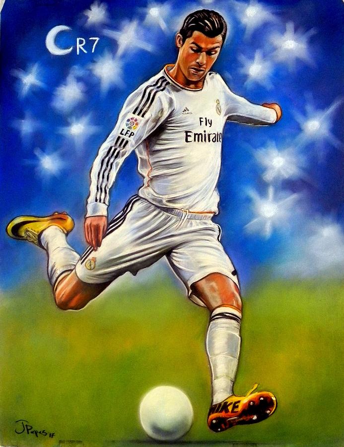Cristiano Ronaldo Drawing by Dimitris Papadakis Fine Art America