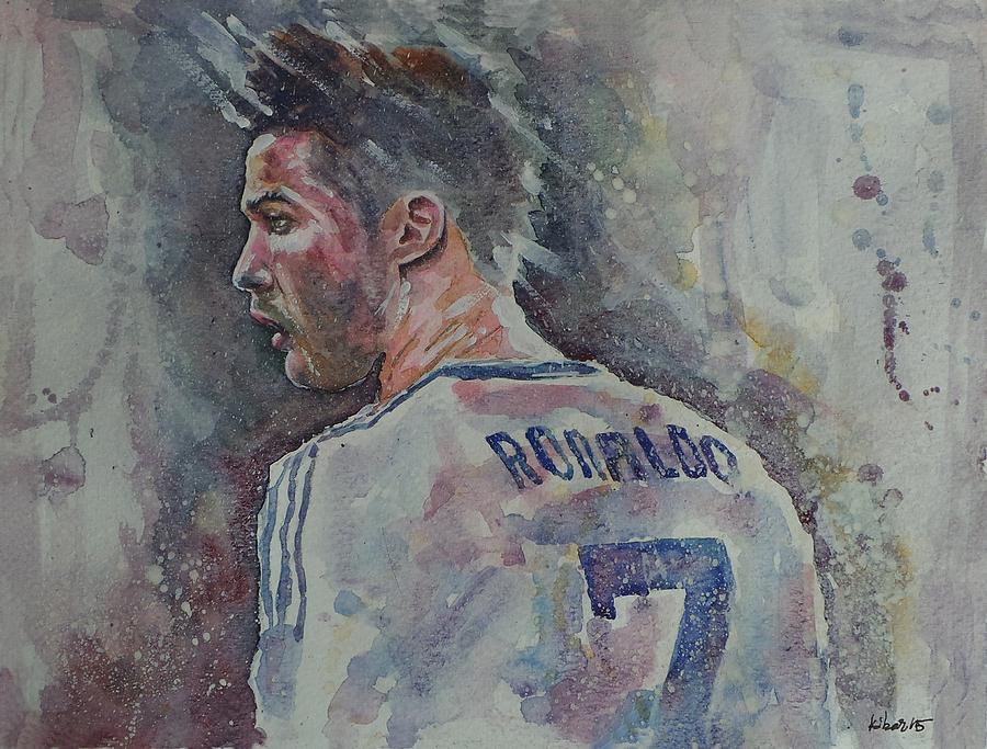 Cristiano Ronaldo- Portrait 1 Painting