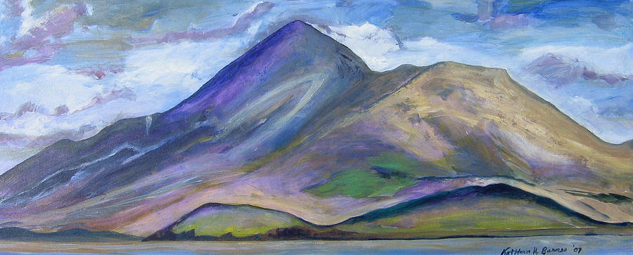 Croagh Patrick, County Mayo Painting by Kathleen Barnes